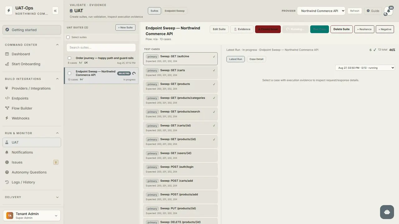 UAT-Ops walkthrough preview